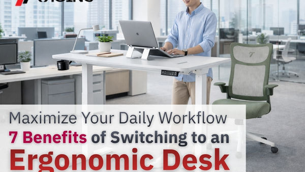 Maximize Your Daily Workflow: 7 Benefits of Switching to an Ergonomic Desk
