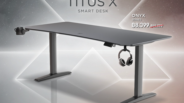 โต๊ะปรับระดับไฟฟ้า Titus X รุ่นใหม่จาก TTRacing
