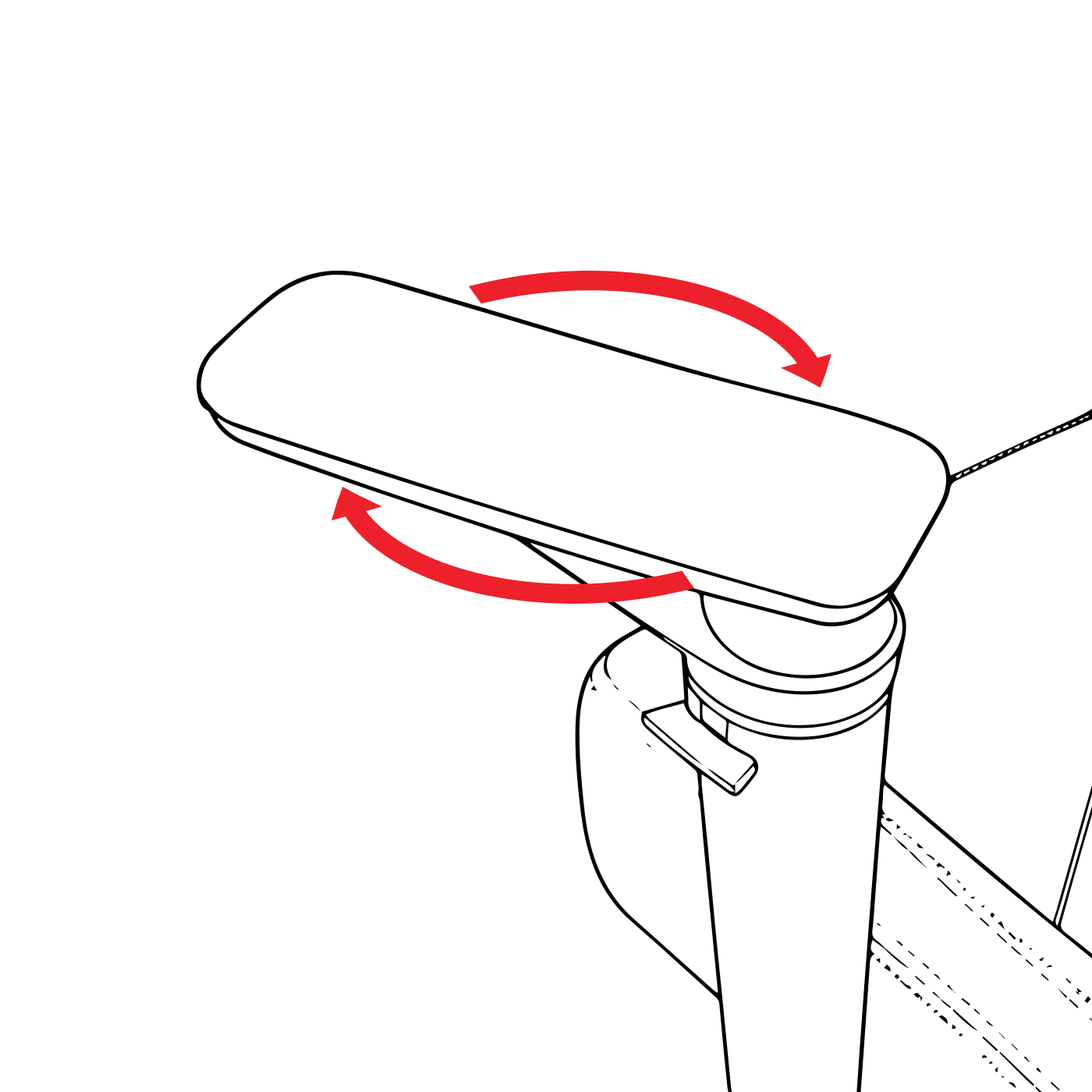 Maxx 5d armrest arm pad rotation