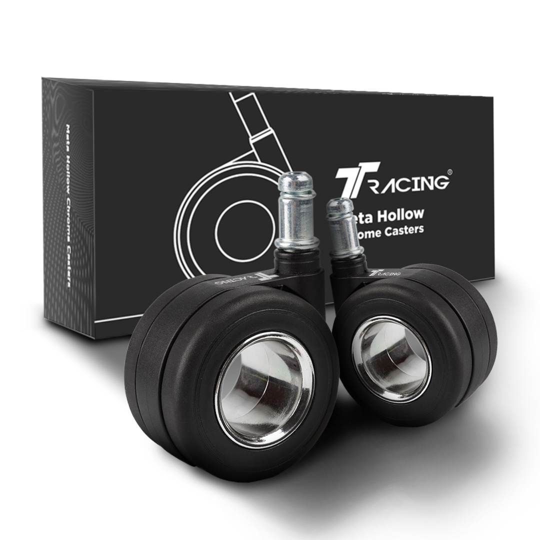 TTRacing Meta Hollow Chrome Casters - Set of 5