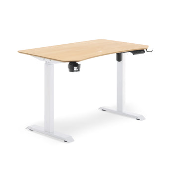 โต๊ะปรับระดับ TTRacing Titus Smart Standing Desk – Oak | ปรับสูง 76–121 ซม. | รับน้ำหนัก 80 กก.