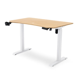 โต๊ะปรับระดับ TTRacing Titus Smart Standing Desk – Oak | ปรับสูง 76–121 ซม. | รับน้ำหนัก 80 กก.