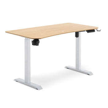 โต๊ะปรับระดับ TTRacing Titus Smart Standing Desk – Oak | ปรับสูง 76–121 ซม. | รับน้ำหนัก 80 กก.
