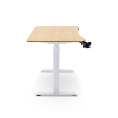 โต๊ะปรับระดับ TTRacing Titus Smart Standing Desk – Oak | ปรับสูง 76–121 ซม. | รับน้ำหนัก 80 กก.