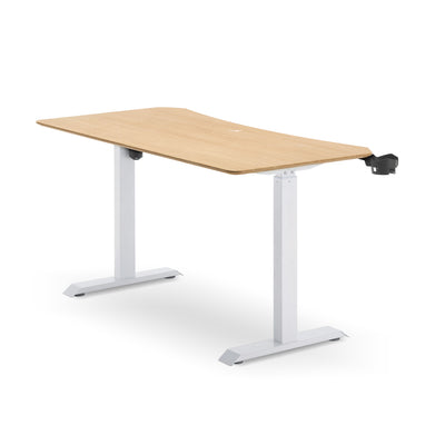 โต๊ะปรับระดับ TTRacing Titus Smart Standing Desk – Oak | ปรับสูง 76–121 ซม. | รับน้ำหนัก 80 กก.