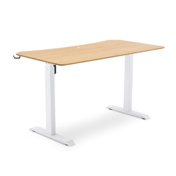 โต๊ะปรับระดับ TTRacing Titus Smart Standing Desk – Oak | ปรับสูง 76–121 ซม. | รับน้ำหนัก 80 กก.