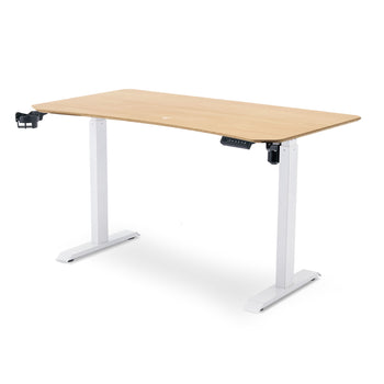 โต๊ะปรับระดับ TTRacing Titus Smart Standing Desk – Oak | ปรับสูง 76–121 ซม. | รับน้ำหนัก 80 กก.