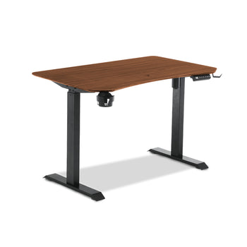 โต๊ะปรับระดับ TTRacing Titus Smart Standing Desk – Walnut | ปรับสูง 76–121 ซม. | รับน้ำหนัก 80 กก.