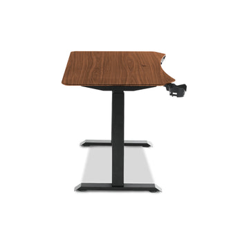 โต๊ะปรับระดับ TTRacing Titus Smart Standing Desk – Walnut | ปรับสูง 76–121 ซม. | รับน้ำหนัก 80 กก.