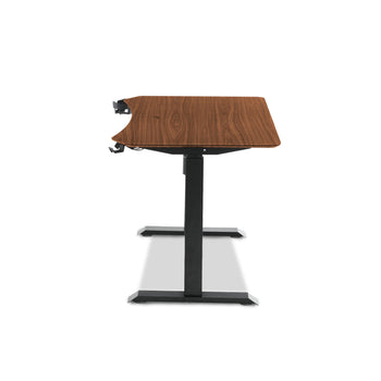 โต๊ะปรับระดับ TTRacing Titus Smart Standing Desk – Walnut | ปรับสูง 76–121 ซม. | รับน้ำหนัก 80 กก.