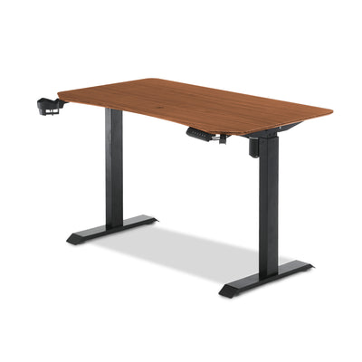 โต๊ะปรับระดับ TTRacing Titus Smart Standing Desk – Walnut | ปรับสูง 76–121 ซม. | รับน้ำหนัก 80 กก.