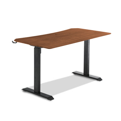โต๊ะปรับระดับ TTRacing Titus Smart Standing Desk – Walnut | ปรับสูง 76–121 ซม. | รับน้ำหนัก 80 กก.