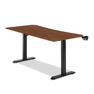 โต๊ะปรับระดับ TTRacing Titus Smart Standing Desk – Walnut | ปรับสูง 76–121 ซม. | รับน้ำหนัก 80 กก.