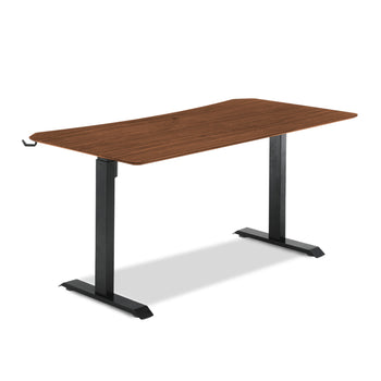 โต๊ะปรับระดับ TTRacing Titus Smart Standing Desk – Walnut | ปรับสูง 76–121 ซม. | รับน้ำหนัก 80 กก.
