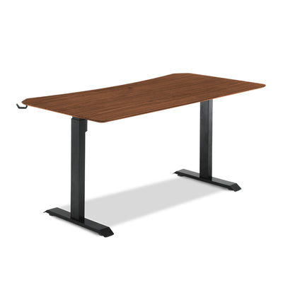 โต๊ะปรับระดับ TTRacing Titus Smart Standing Desk – Walnut | ปรับสูง 76–121 ซม. | รับน้ำหนัก 80 กก.