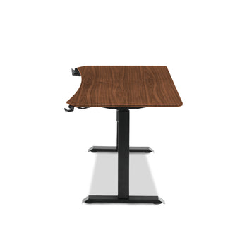 โต๊ะปรับระดับ TTRacing Titus Smart Standing Desk – Walnut | ปรับสูง 76–121 ซม. | รับน้ำหนัก 80 กก.