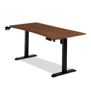 โต๊ะปรับระดับ TTRacing Titus Smart Standing Desk – Walnut | ปรับสูง 76–121 ซม. | รับน้ำหนัก 80 กก.