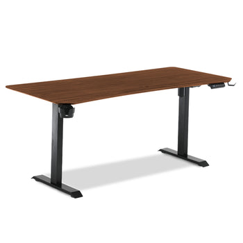 โต๊ะปรับระดับ TTRacing Titus Smart Standing Desk – Walnut | ปรับสูง 76–121 ซม. | รับน้ำหนัก 80 กก.