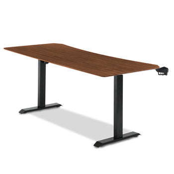 โต๊ะปรับระดับ TTRacing Titus Smart Standing Desk – Walnut | ปรับสูง 76–121 ซม. | รับน้ำหนัก 80 กก.