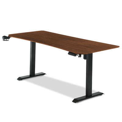 โต๊ะปรับระดับ TTRacing Titus Smart Standing Desk – Walnut | ปรับสูง 76–121 ซม. | รับน้ำหนัก 80 กก.