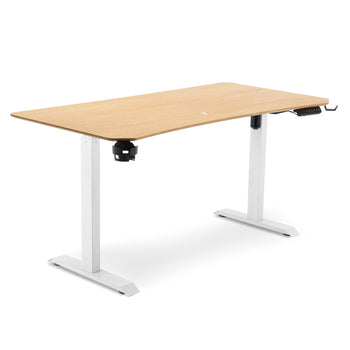 โต๊ะปรับระดับ TTRacing Titus Smart Standing Desk – Oak | ปรับสูง 76–121 ซม. | รับน้ำหนัก 80 กก.