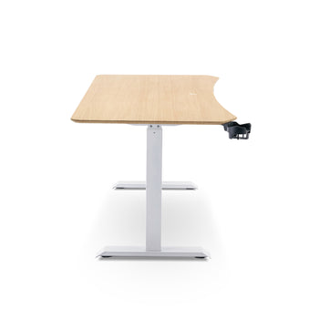 โต๊ะปรับระดับ TTRacing Titus Smart Standing Desk – Oak | ปรับสูง 76–121 ซม. | รับน้ำหนัก 80 กก.