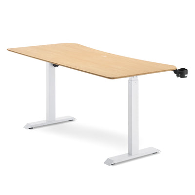 โต๊ะปรับระดับ TTRacing Titus Smart Standing Desk – Oak | ปรับสูง 76–121 ซม. | รับน้ำหนัก 80 กก.