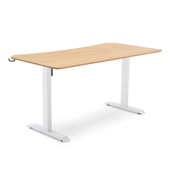 โต๊ะปรับระดับ TTRacing Titus Smart Standing Desk – Oak | ปรับสูง 76–121 ซม. | รับน้ำหนัก 80 กก.