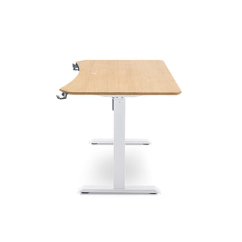 โต๊ะปรับระดับ TTRacing Titus Smart Standing Desk – Oak | ปรับสูง 76–121 ซม. | รับน้ำหนัก 80 กก.
