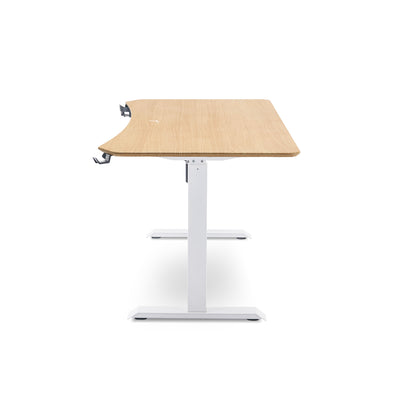 โต๊ะปรับระดับ TTRacing Titus Smart Standing Desk – Oak | ปรับสูง 76–121 ซม. | รับน้ำหนัก 80 กก.