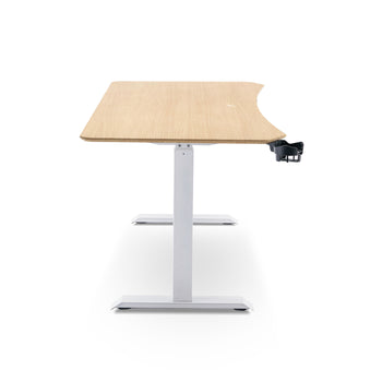 โต๊ะปรับระดับ TTRacing Titus Smart Standing Desk – Oak | ปรับสูง 76–121 ซม. | รับน้ำหนัก 80 กก.