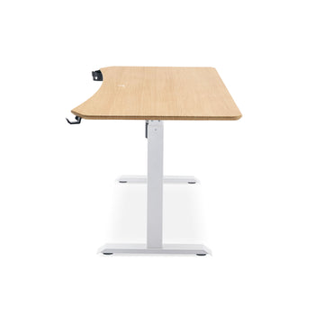โต๊ะปรับระดับ TTRacing Titus Smart Standing Desk – Oak | ปรับสูง 76–121 ซม. | รับน้ำหนัก 80 กก.