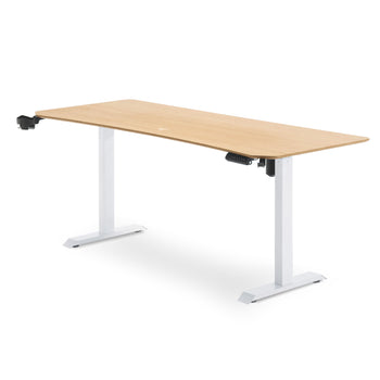 โต๊ะปรับระดับ TTRacing Titus Smart Standing Desk – Oak | ปรับสูง 76–121 ซม. | รับน้ำหนัก 80 กก.