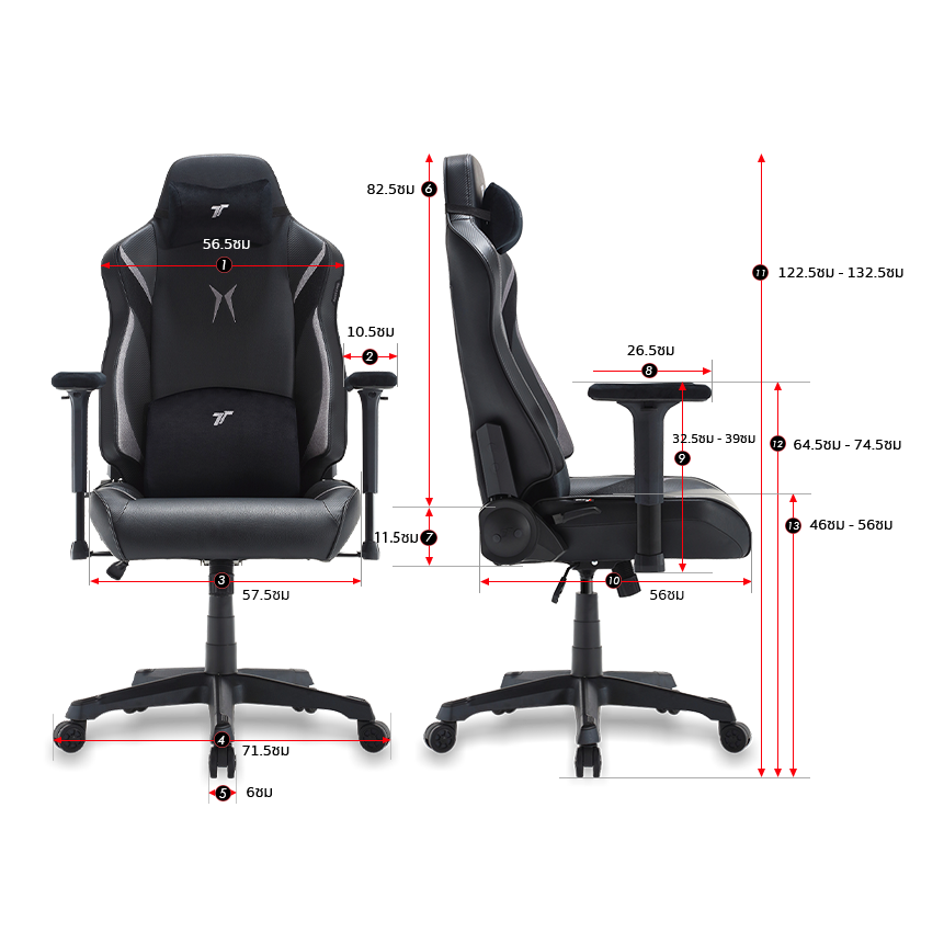 TTRacing Swift X Pro Air Threads Fabric Gaming Chair - Sasuke Edition