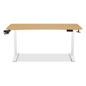 TTRacing Titus X Smart Standing Desk (สีโอ๊ค) – โต๊ะไฟฟ้าปรับระดับอัตโนมัติ สำหรับทำงานและเล่นเกม