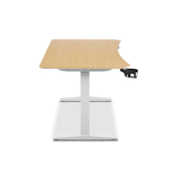 TTRacing Titus X Smart Standing Desk (สีโอ๊ค) – โต๊ะไฟฟ้าปรับระดับอัตโนมัติ สำหรับทำงานและเล่นเกม