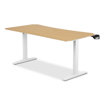 TTRacing Titus X Smart Standing Desk (สีโอ๊ค) – โต๊ะไฟฟ้าปรับระดับอัตโนมัติ สำหรับทำงานและเล่นเกม