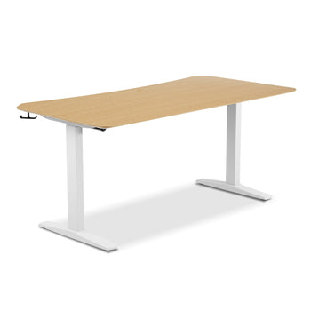 TTRacing Titus X Smart Standing Desk (สีโอ๊ค) – โต๊ะไฟฟ้าปรับระดับอัตโนมัติ สำหรับทำงานและเล่นเกม