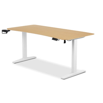 TTRacing Titus X Smart Standing Desk (สีโอ๊ค) – โต๊ะไฟฟ้าปรับระดับอัตโนมัติ สำหรับทำงานและเล่นเกม