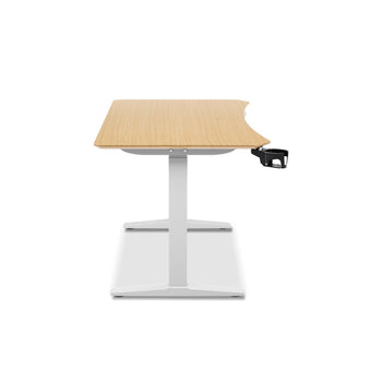 TTRacing Titus X Smart Standing Desk (สีโอ๊ค) – โต๊ะไฟฟ้าปรับระดับอัตโนมัติ สำหรับทำงานและเล่นเกม