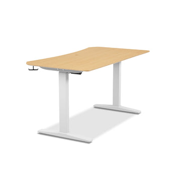 TTRacing Titus X Smart Standing Desk (สีโอ๊ค) – โต๊ะไฟฟ้าปรับระดับอัตโนมัติ สำหรับทำงานและเล่นเกม