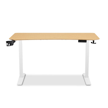 TTRacing Titus X Smart Standing Desk (สีโอ๊ค) – โต๊ะไฟฟ้าปรับระดับอัตโนมัติ สำหรับทำงานและเล่นเกม