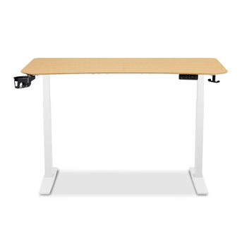 TTRacing Titus X Smart Standing Desk (สีโอ๊ค) – โต๊ะไฟฟ้าปรับระดับอัตโนมัติ สำหรับทำงานและเล่นเกม