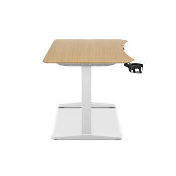 TTRacing Titus X Smart Standing Desk (สีโอ๊ค) – โต๊ะไฟฟ้าปรับระดับอัตโนมัติ สำหรับทำงานและเล่นเกม