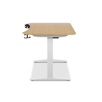 TTRacing Titus X Smart Standing Desk (สีโอ๊ค) – โต๊ะไฟฟ้าปรับระดับอัตโนมัติ สำหรับทำงานและเล่นเกม