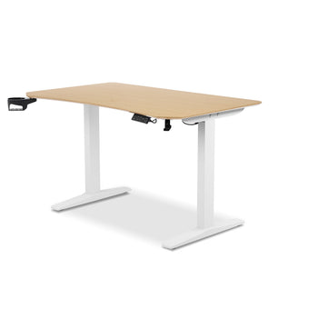 TTRacing Titus X Smart Standing Desk (สีโอ๊ค) – โต๊ะไฟฟ้าปรับระดับอัตโนมัติ สำหรับทำงานและเล่นเกม