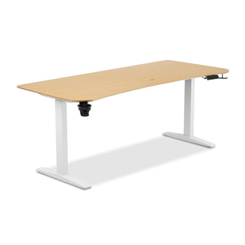 TTRacing Titus X Smart Standing Desk (สีโอ๊ค) – โต๊ะไฟฟ้าปรับระดับอัตโนมัติ สำหรับทำงานและเล่นเกม