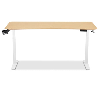 TTRacing Titus X Smart Standing Desk (สีโอ๊ค) – โต๊ะไฟฟ้าปรับระดับอัตโนมัติ สำหรับทำงานและเล่นเกม