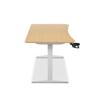 TTRacing Titus X Smart Standing Desk (สีโอ๊ค) – โต๊ะไฟฟ้าปรับระดับอัตโนมัติ สำหรับทำงานและเล่นเกม