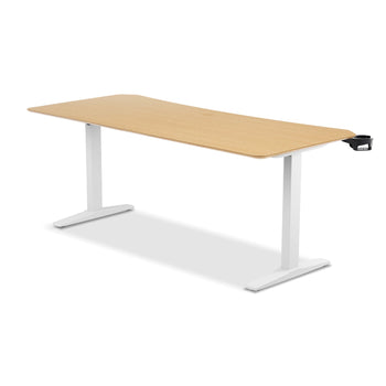 TTRacing Titus X Smart Standing Desk (สีโอ๊ค) – โต๊ะไฟฟ้าปรับระดับอัตโนมัติ สำหรับทำงานและเล่นเกม